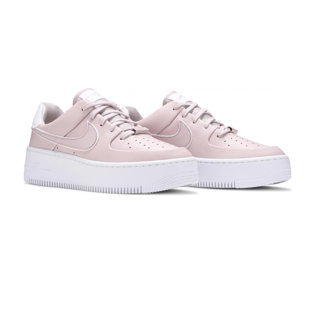 RARE Nike Air Force 1s Ones Sage Violet tennis shoes sz 10 CJ1642-002 B